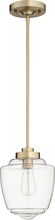 Quorum 8239-80 - 9" CLR ACORN PEND - AGB